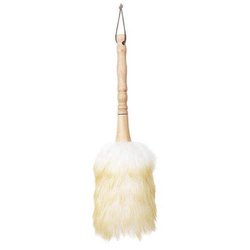(Long handle) Professional Grade Long Lambswool Handle Brush for Instrument Cleaning Gentle and Efficient