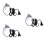 3Pcs 5V USB LED Clip Aquarium Lights With Plug 7
