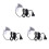 3Pcs 5V USB LED Clip Aquarium Lights With Plug 2