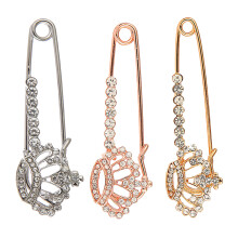 6 Pcs Fashion Crown Scarf Stud Buckle Jewelry For Women