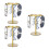 3Pcs Glasses Display Stand With Storage Tray For Home Office 6
