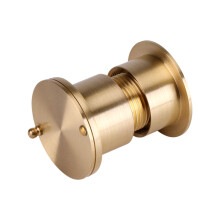 28mm Weitwinkel Türspion mit Privatsphäre-Abdeckung, Heavy-Duty-Gold-Finish, langlebig
