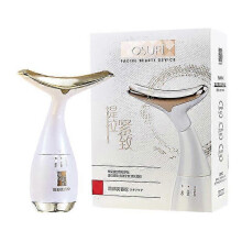 (white-os single-head) 3 In 1 Face Massar Neck Facial Eye Massa Introducer Microcurrent Skin Anti Ce Dropship