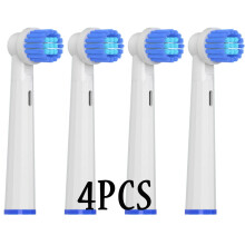 (4 stuks-EB17)EB17 EB50 EB20 Schone vervangende borstelkop Oral B D12 D16 D100 Cross Action Floss Ac
