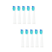 (10 witte koppen) Sonic elektrische tandenborstelkoppen vervangende 8 koppen sets SG-507B/908/909/91