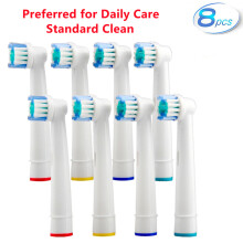 (8 stuks SB17A) 4/8 stuks vervangende opzetstukken voor elektrische tandenborstels voor Braun Oral B