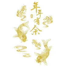 (1 set) Chinese Spring Festival Happy New Year Wall Stickers Decorative Vinyl Decals for Shop Mall Window Glass Decor