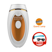 Flashes IPL Epilator LCD Laser Ontharing Pijnloze Permanente Foto-epilatie voor,Gouden
