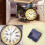 European-style Double-sided Wall Clock for Creative Classic Clocks Monochrom 4