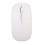 Wireless Bluetooth Keyboard Mouse Combo for PC/Laptop White, 180mAh Shared Battery 16