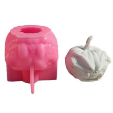 Silicone Molds Pumpkins Head Candle Molds Halloween Plaster Molds Ornament Molds Casting Molds Handmade Craft Supplies