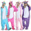 (130CM, Pink) Peg Pajamas Costume Jumpsuit 1