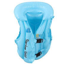 Children's Balanced Float Swim Vest Medium Size 3-8 Yrs Blue