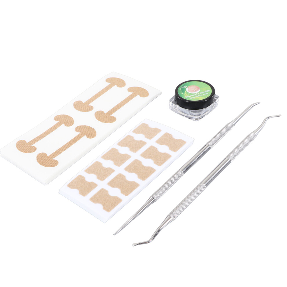 Toenail Correction Kit - Ingrown Nail Fix with Patches Nail File & Lifter Tools