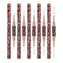 5Pcs Nail Art Brushes,Super Fine Thin Liner Nail Brush Set for Nail Gel Polish Painting Designs Gifts for Women Girls