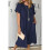 (M, Navy Blue) Women"s Linen Beach Es Boho Zbo 2