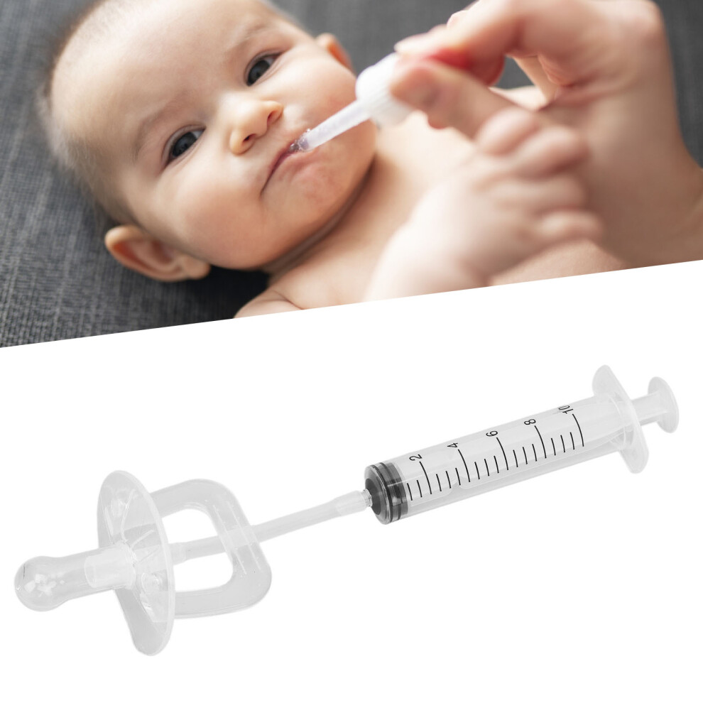 Baby Medicine Feeder with Nipple-Shaped Soft Pacifier Easy to Clean
