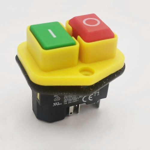 (5-pin) Equipment switch KJD17B 220V-240V 16A 5-pin button 1