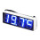 (Blue) Watch Mini Car Digital C Voltmeter 3 In 1 Led Display Digital R Voltmeter Interior Electronic Accessories 1