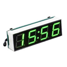 (Green) Watch Mini Car Digital C Voltmeter 3 In 1 Led Display Digital R Voltmeter Interior Electronic Accessories
