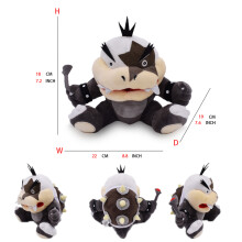 (Morton zittend) Prinses Peach Pluche speelgoed Bowser Koopa JR Ludwig Roy Morton Wendy Lemmy Iggy