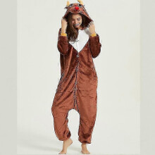 (L, C) New How To Your Fury Toothless Pajamas Bathrobe Women Man Sleepwear Warm Thicken Jumpsuits