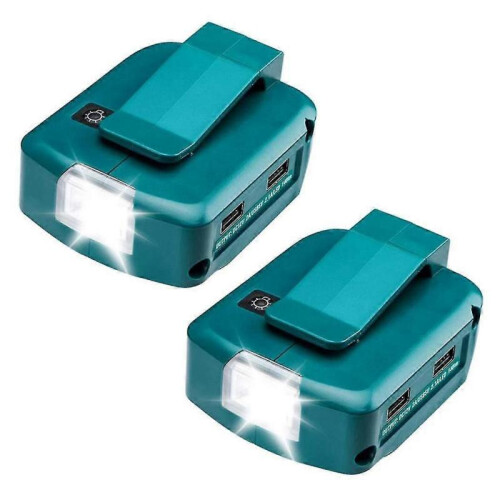 2x for Adp068 14.4v/18v - Adapter Source Batteries Charr with Dual Usb Po