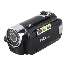 Full HD 16X Digital-Kamera 128GB Drehbar 270 Schwarz