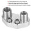 3 In 1 Gau Set Temp+volts+oil Press 52mm Meter Mechanical Instrument 4