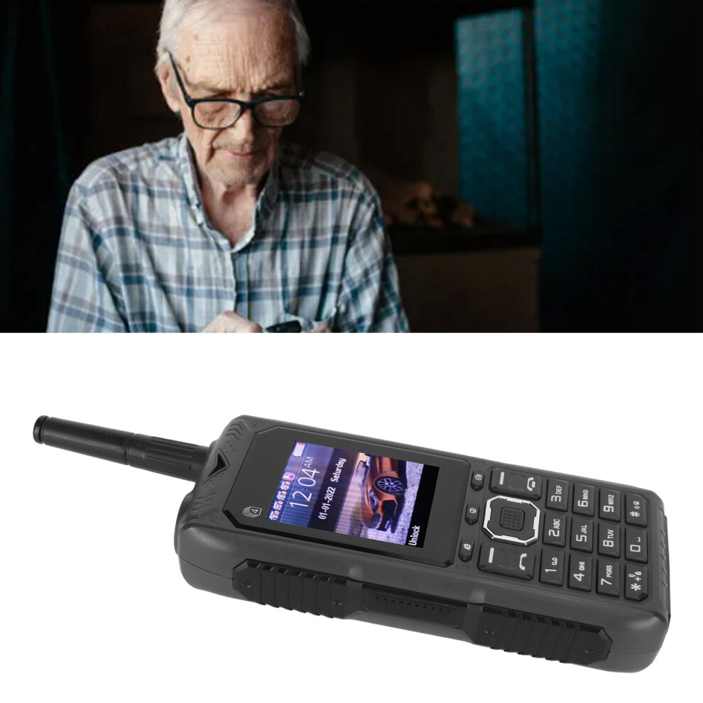 Unlocked Senior 2G Mobile Phone 2400Mah Big Button With Antenna 4 Card Slots 8751352667978