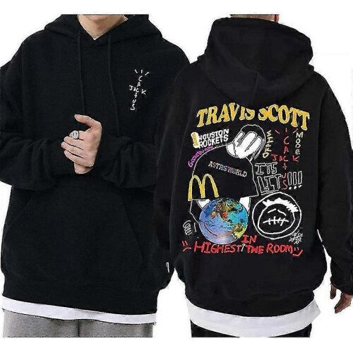 (L, black) Suras Con Capucha Tras S Cactus Astro