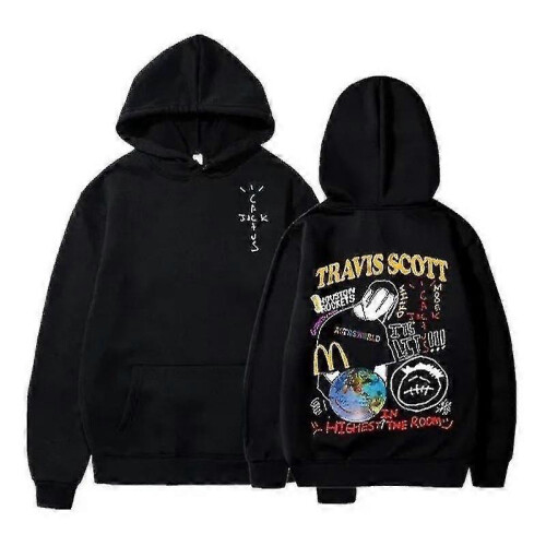 (3XL, black) Suras Con Capucha Tras S Cactus Astro 2