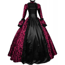 (5X-Large, Red) Renissance Es Women's Size Medieval Ball Gowns For Women N