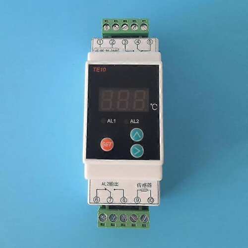 Ac90~260v Din Rail Tat 2 Way Relay Output Temperature Alarm 2