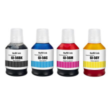 Set Of 4 Ink Bottles (175ml/140ml) To Replace Gi-56 Compatible/non-oem From