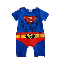 (3-6 Months, Superman D) New Infant Boys Girls Romper Jumpsuit Fancy Costume