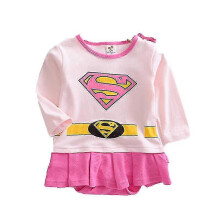 (3-6 Months, Superman B) New Infant Boys Girls Romper Jumpsuit Fancy Costume