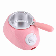 Elektrischer Schokoladen-Schmelzfondue mit DIY-Formset (Pink) 20W, Kompakt