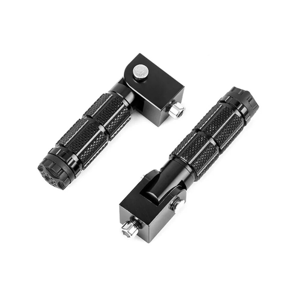 Motorcycle Pegs 1 Pair Folding Aluminum Alloy Footrests Universal Motorcycle Footpegs Rear Pedals Set 9016109310934
