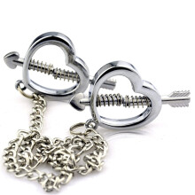 Nipple Clamps For Women With Chain, Extreme Nipple Stimulation, BDSM SM Sex Toy