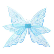 (blue) Sparkling Sheer Butterfly Wings for Adults & Kids