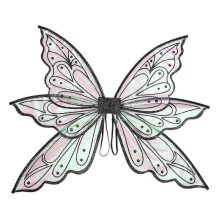 (Black wire gilding) Sparkling Sheer Butterfly Wings for Adults & Kids