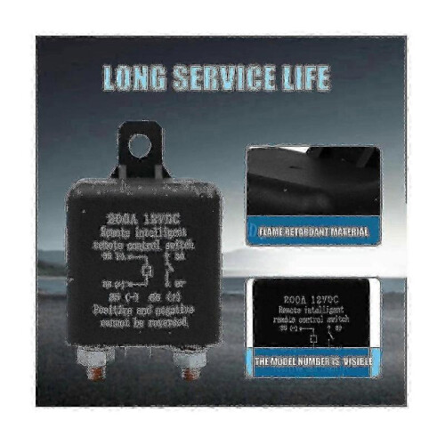 Remote disconnect switch for 12v 200a wireless battery control 1