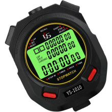Practical Running Watch Digital Stopwatch Timer Runner's Watch Referee Timer Sports Timer Small Black