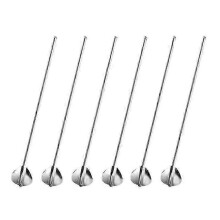 Home Straw Spoon Set of 6pcs
