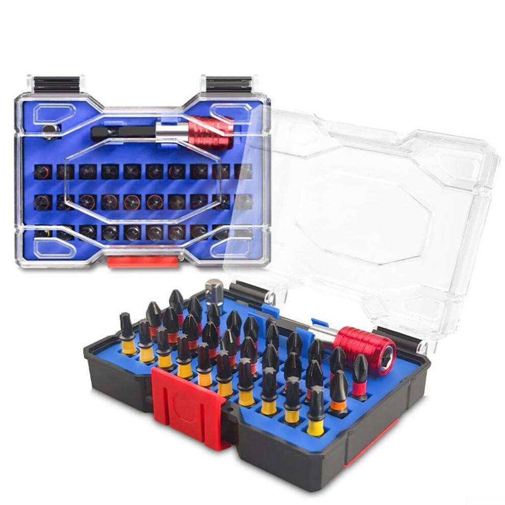 Magnetic Screwdriver Bit Set With 32 Bits And Extension Rod For Diy Enthusiasts 32 Piece Bits Extension Rod Included 9393856220823