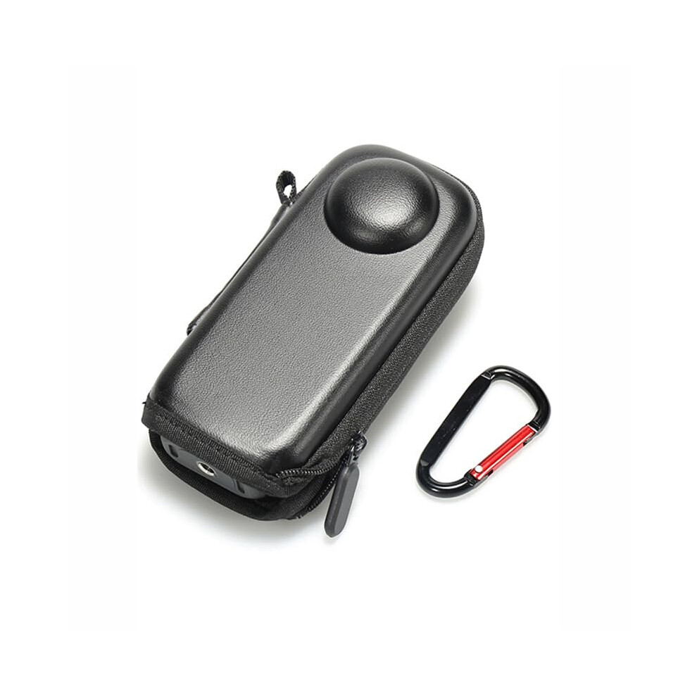 Portable Storage Case for Insta360 X5 Waterproof Shockproof Hard Case Compact Fabric Texture Travel Bag Black-image-OPC-PKYZJZN-NEW