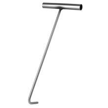 Stainless Steel Manhole Cover Hook Lifter Tool For Opening Sewer Covers Heavy Duty 304 Stainless Construction