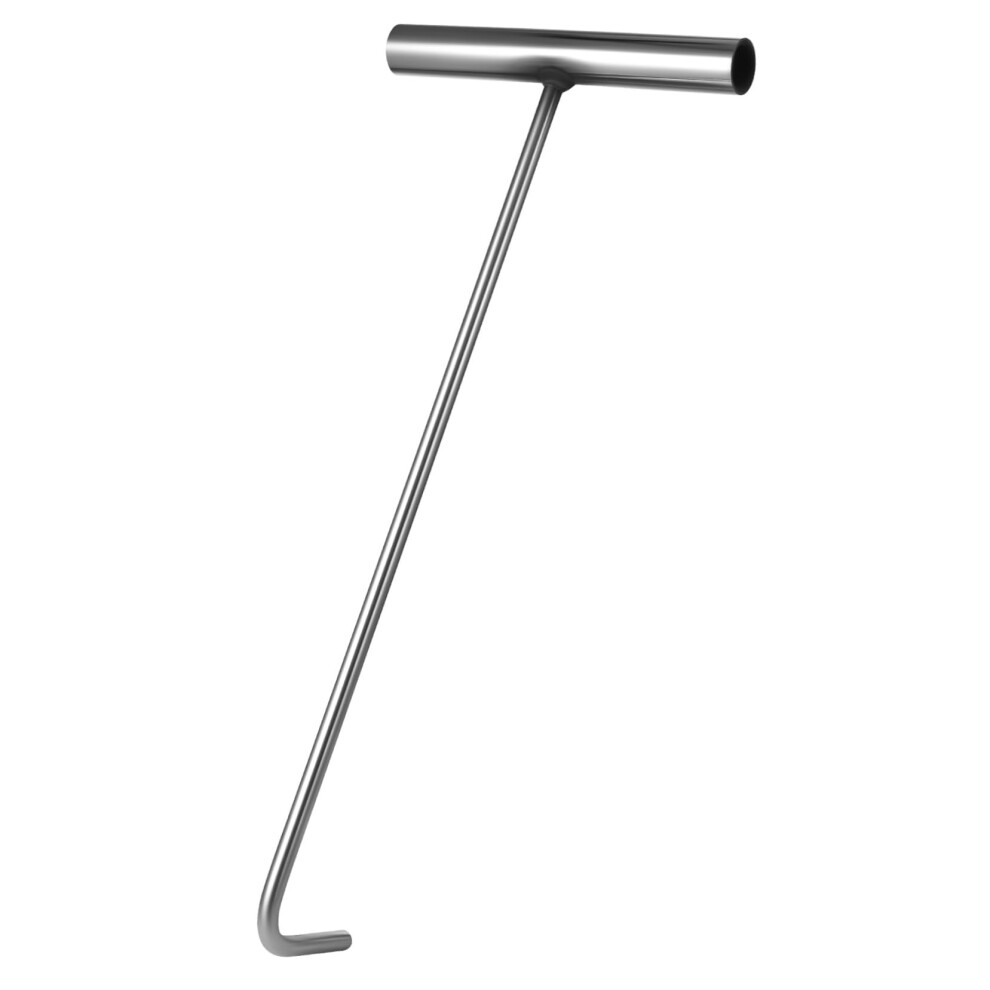Stainless Steel Manhole Cover Hook Lifter Tool For Opening Sewer Covers Heavy Duty 304 Stainless Construction 9084446320206