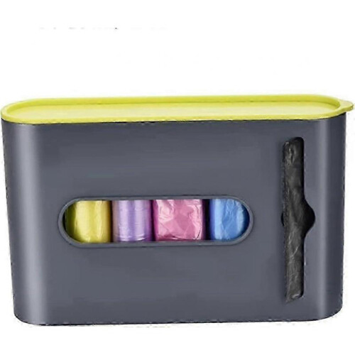 Dog bag storage for yard fence wall mount modern dispenser box